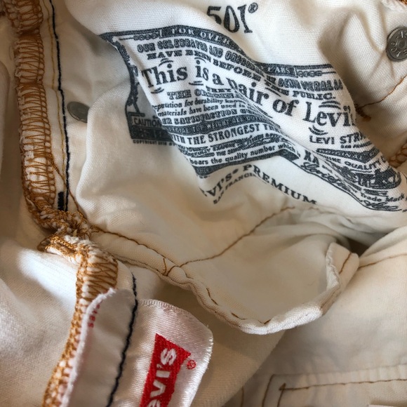 Free People Highwaisted Levi’s 501 Shorts Daisy Dukes Distressed Denim Jean 27 - Picture 7 of 10